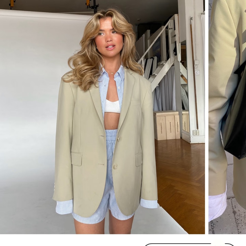 Djerf Avenue Forever Blazer Greige